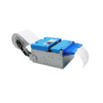 Kiosk thermal printer with optional ticket retract function for secure handling of uncollected tickets