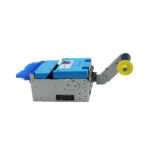 SNRO kiosk thermal printer with presenter and auto cutter for self-checkout and ticketing terminal featuring receipt holding retract function and anti jam paper outlet for unattended parking and retail kiosk receipt printing