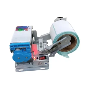60mm embedded thermal label printer with external label roll holder for kiosk integration