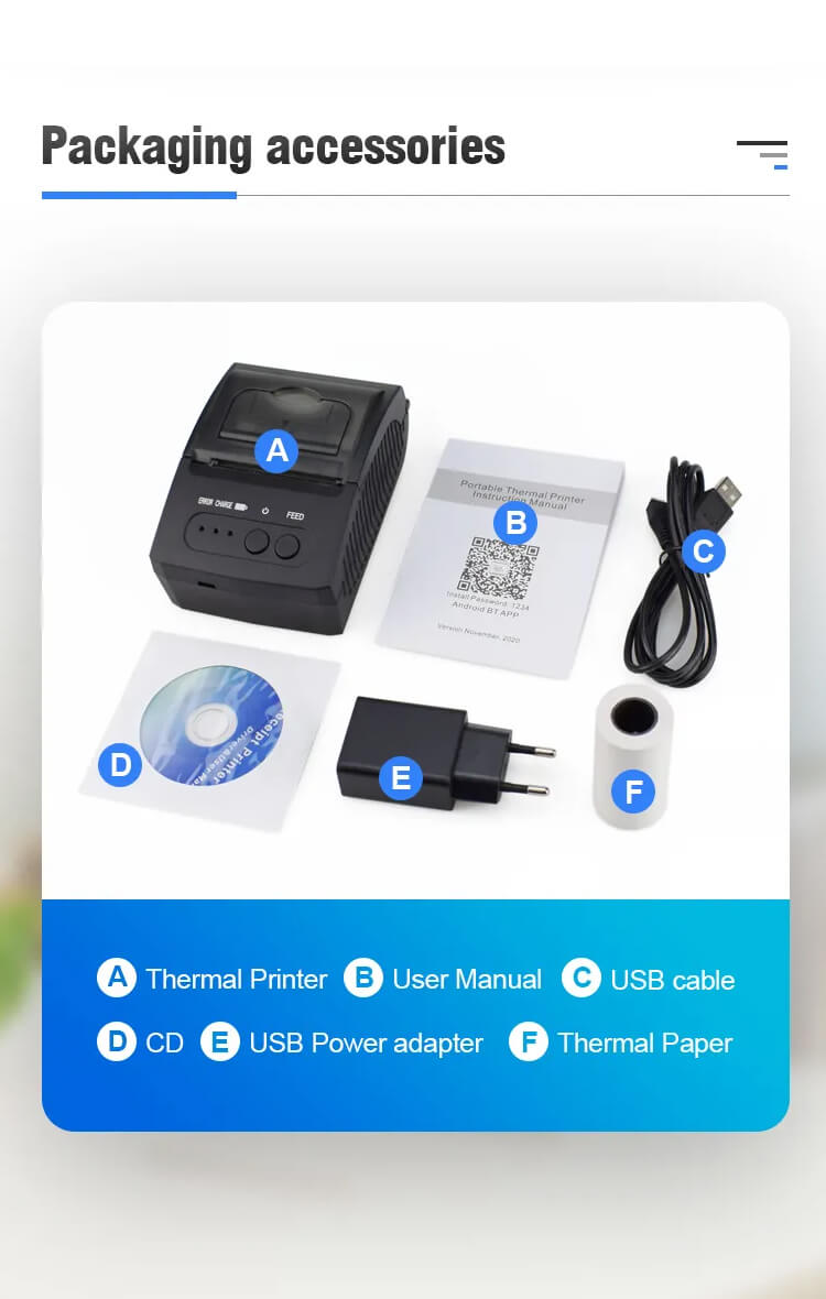 MP5801 portable printer