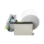 A side perspective view of the 4-inch kiosk printer