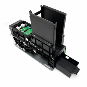 SNR-K750C card dispensing mechanism with motorized rollers and control PCB