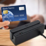 Bidirectional magnetic stripe card reader supporting Track 1 Track 2 and Track 3 card data