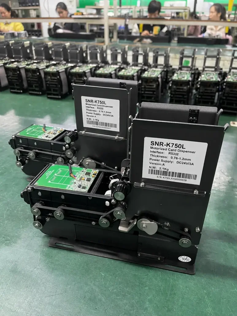 SNR-K750L RFID card recycler with card issuing collection and recycling function