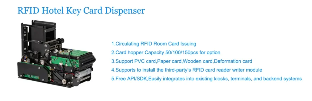 RFID Hotel Key Card Dispenser