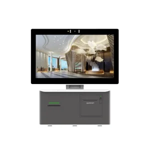 hotel self-service check-in terminal with Windows system