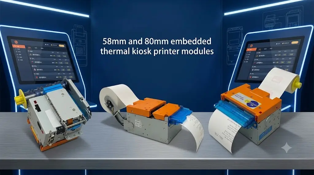 SNRO kiosk printer solutions for self-service terminal applications