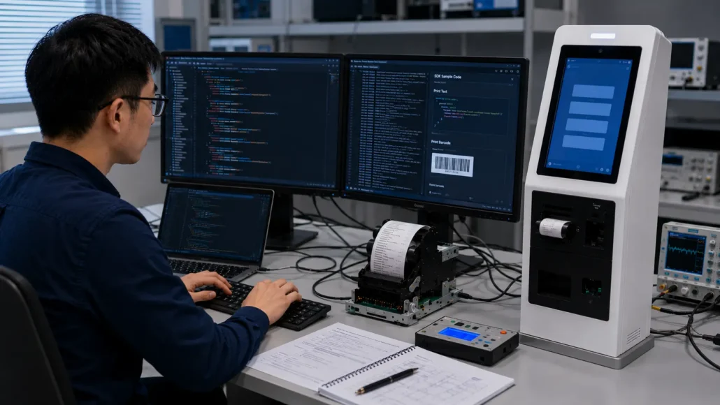 Using sample code to accelerate kiosk printer SDK integration