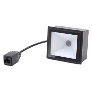 Compact wide-angle 2D barcode scanner module for embedded equipment