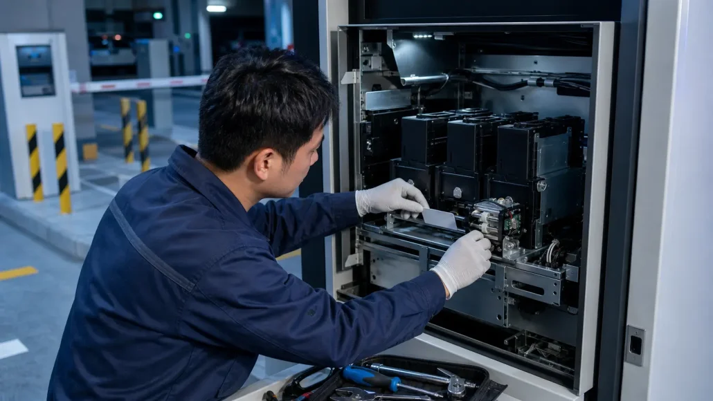 Maintenance and troubleshooting of card dispenser system in real deployment environment