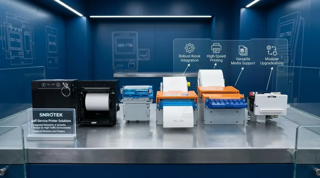 58mm and 80mm kiosk printer selection for self-payment terminals