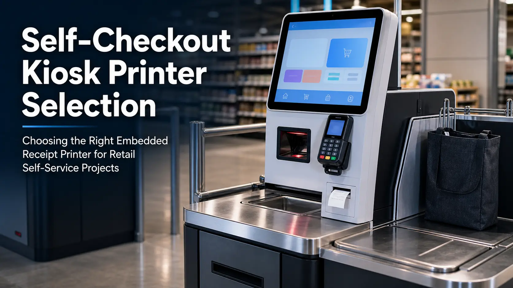How to choose a kiosk printer for self-checkout kiosk projects