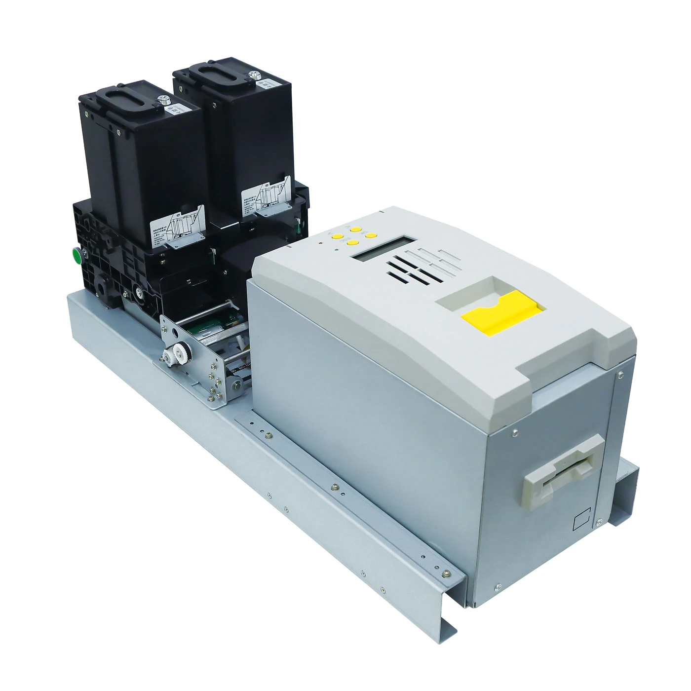 dual-sided-card-printer-with-2-lockable-carda1e6b Dual-hopper embedded kiosk card printer